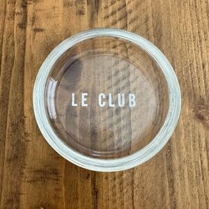 Vintage Le Club Glass Astray Trinket Tray